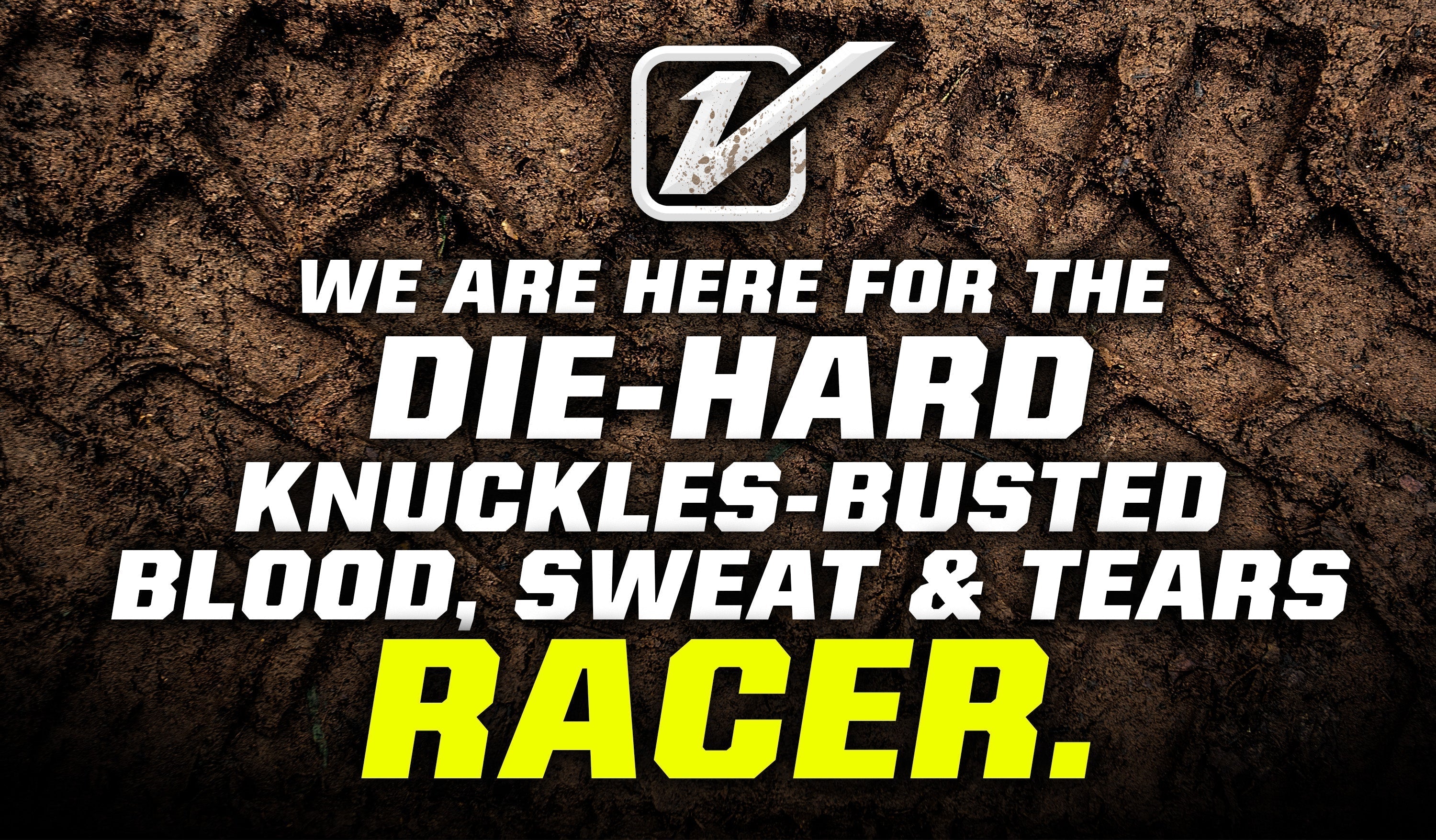 We are here for the Blood, Sweat & Tears Racer.