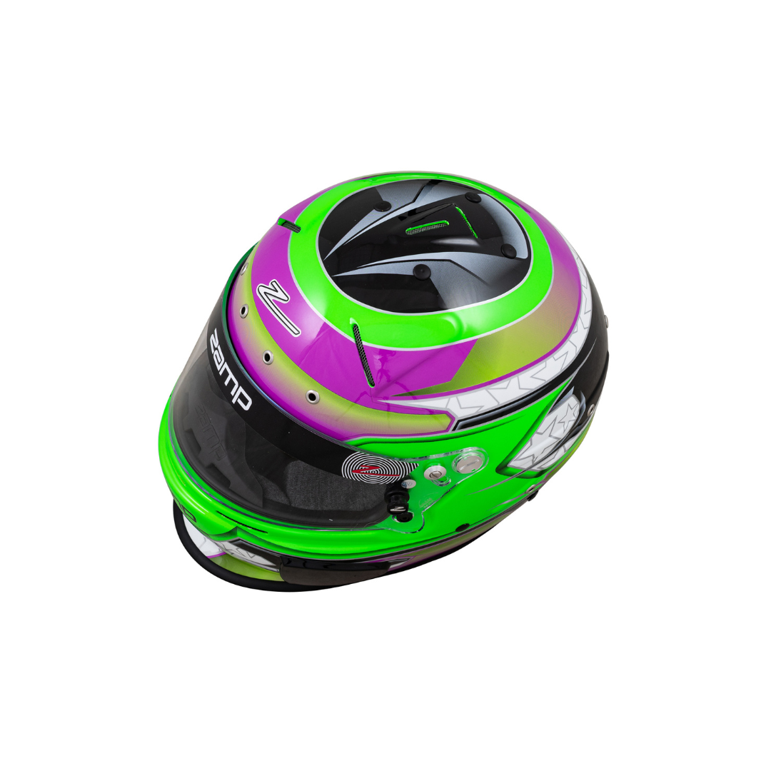 RZ-70 Switch Helmet Graphic Green/Purple– Velocita-USA