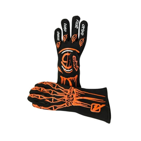2-Layer SFI 5 YOUTH Racing Gloves - Bones