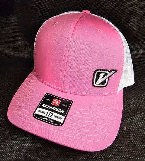 Velocita Snap-Back Hat Pink / white