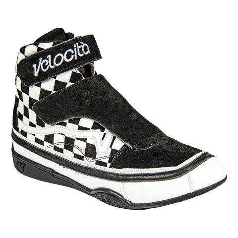 Checkered Logo Racing Shoes