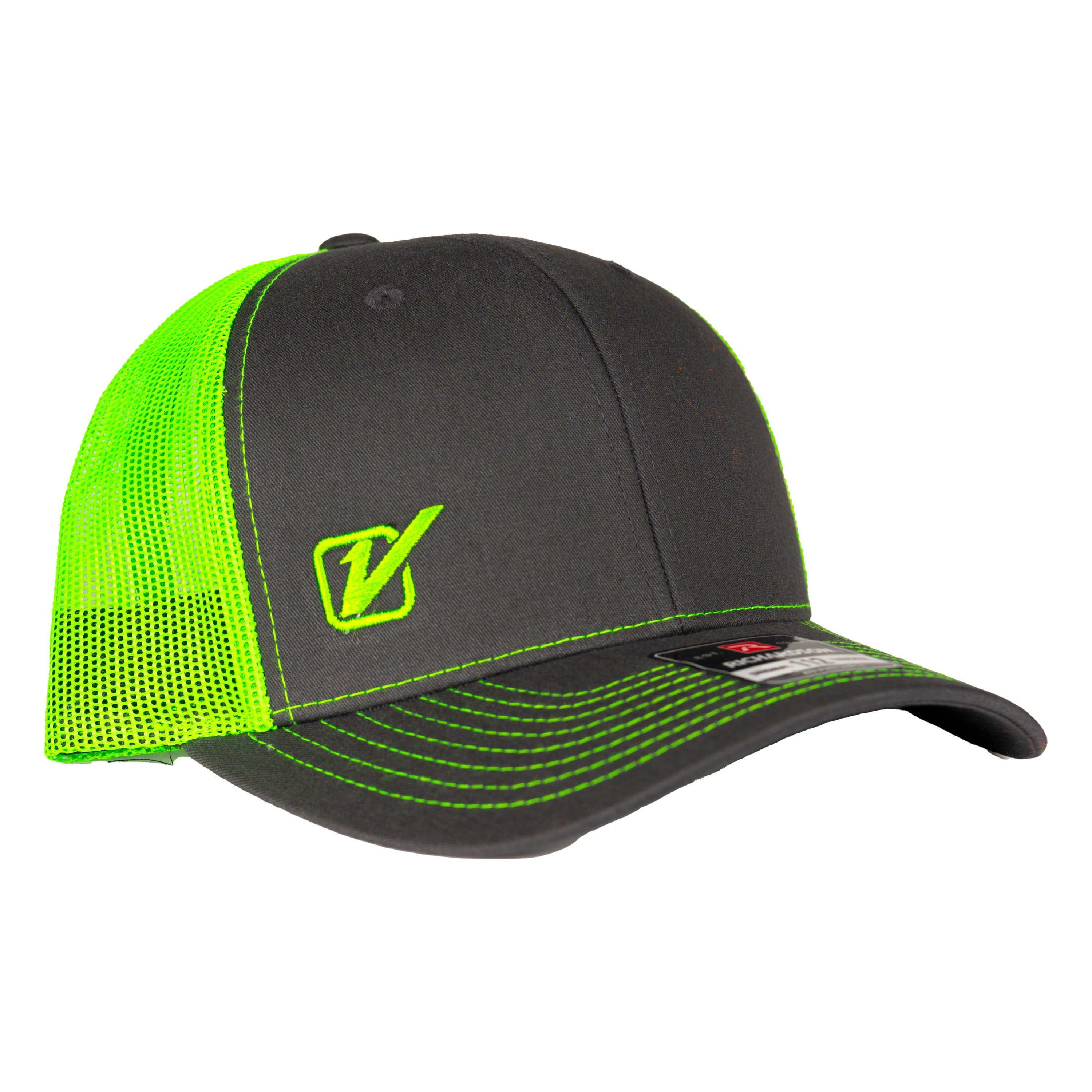Flo Green and Charcoal Hat– Velocita-USA