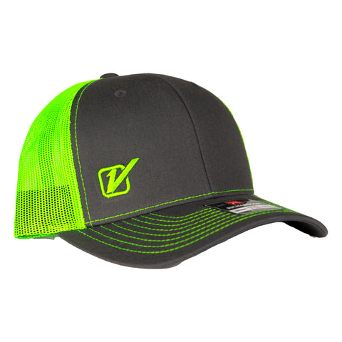Flo Green and Charcoal Hat