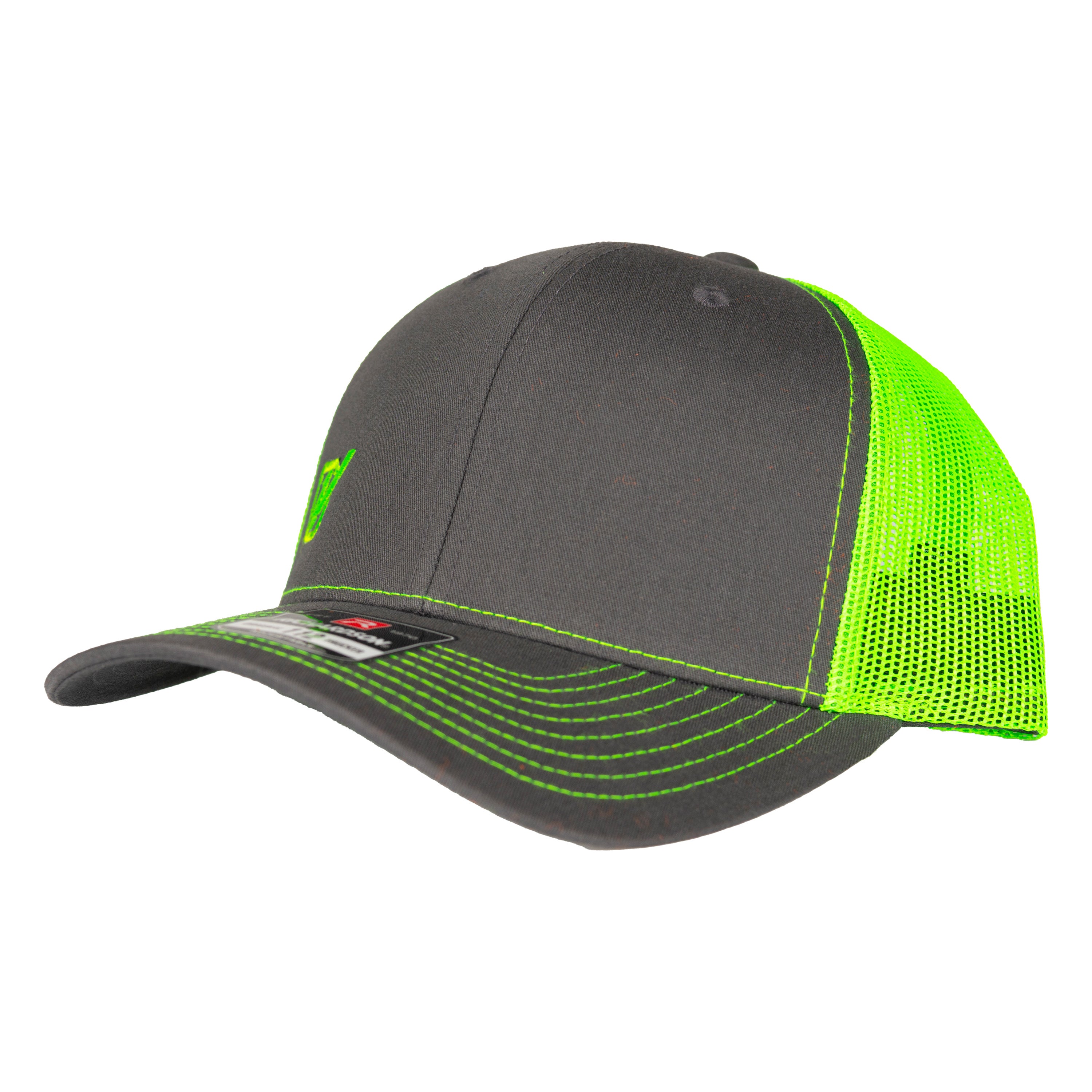 Flo Green and Charcoal Hat– Velocita-USA