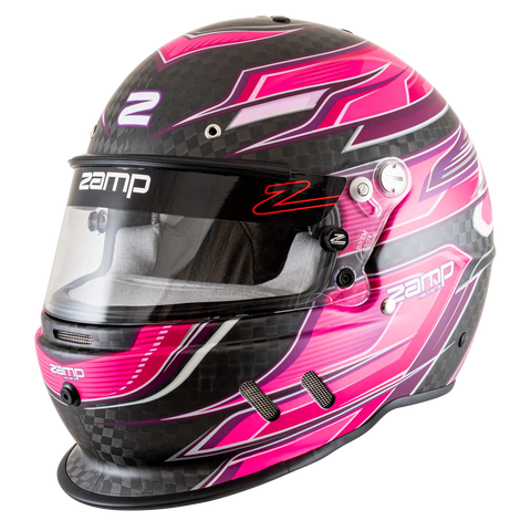 RZ-67 - Carbon Fiber - Pink Graphic Helmet