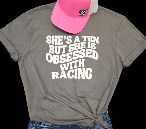 She’s A Ten T-Shirt Charcoal Gray