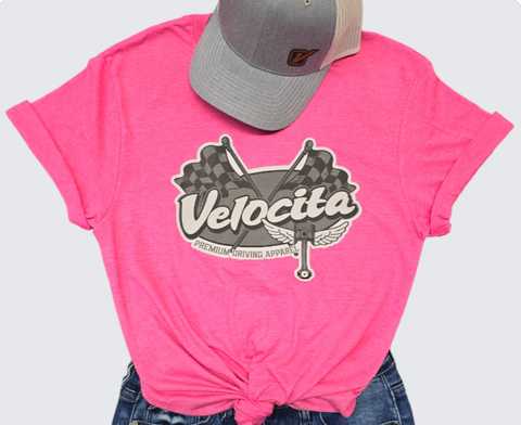 Velocita Wings & Piston Logo Tee