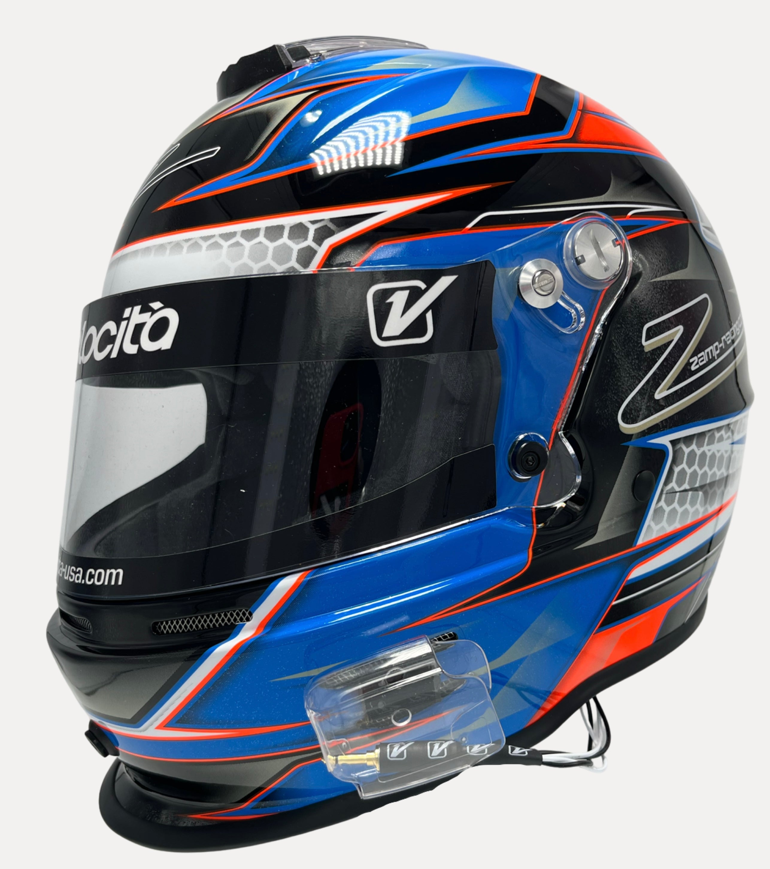 RZ- 42Y Youth Pro Series Blue/Orange– Velocita-USA