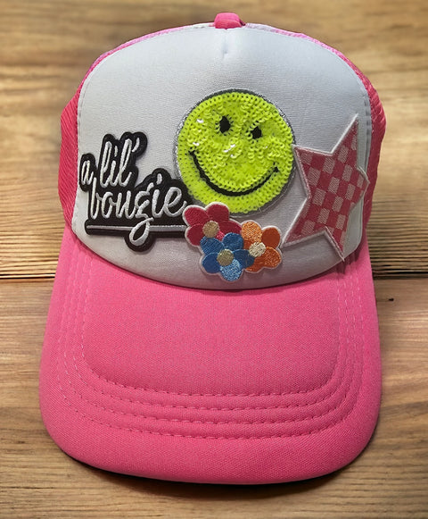 Bougie Smiley Face Trucker Hat