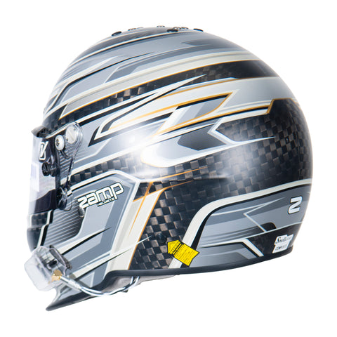 RZ-67 Pro Series-Carbon Fiber-Gray Graphic Helmet