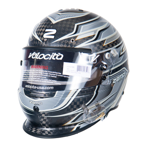 RZ-67 Pro Series-Carbon Fiber-Gray Graphic Helmet