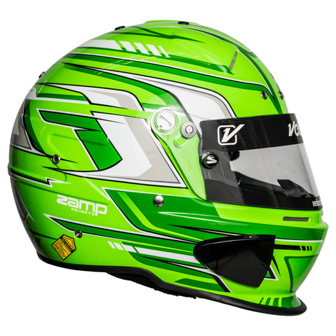 RZ-70S Pro Series Helmet - Green Graphic