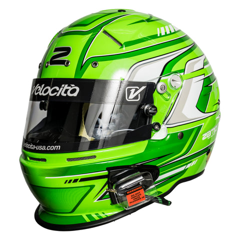 RZ-70S Pro Series Helmet - Green Graphic