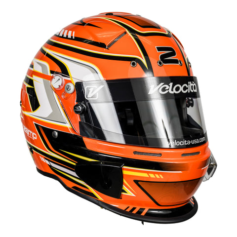 RZ-70S Pro Series Helmet - Orange Graphic