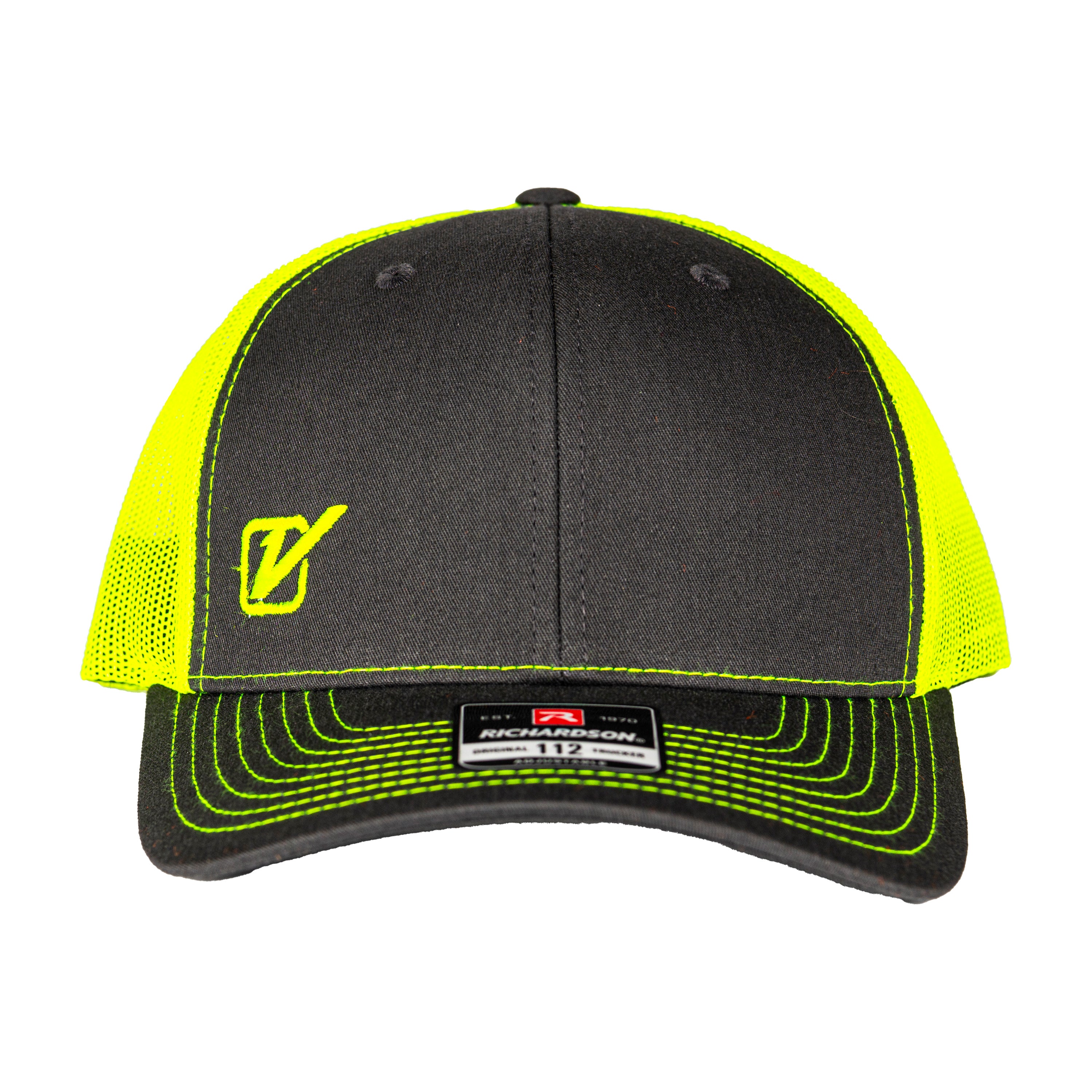 Flo Yellow Charcoal Hat– Velocita-USA