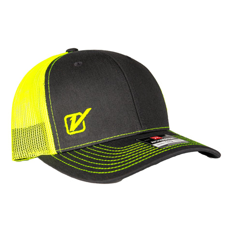 Flo Yellow Charcoal Hat