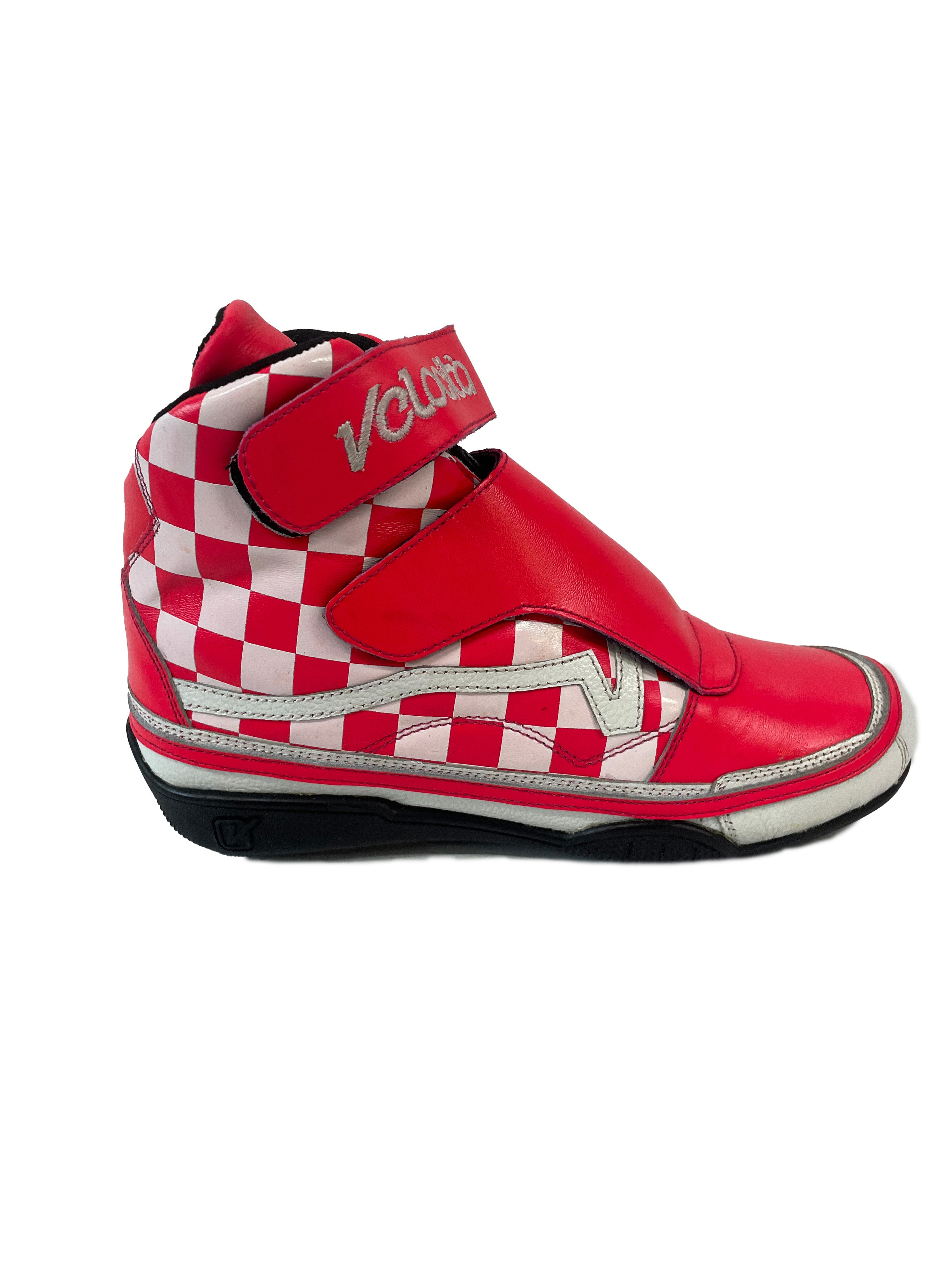 Vans checker sidewall racing sneakers shoes men Vans Knu Skool Mega Check Mens Skate Shoes Black White  main image 3
