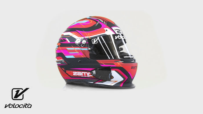 RZ-70 Pro Series Helmet Matte Red/Black– Velocita-USA