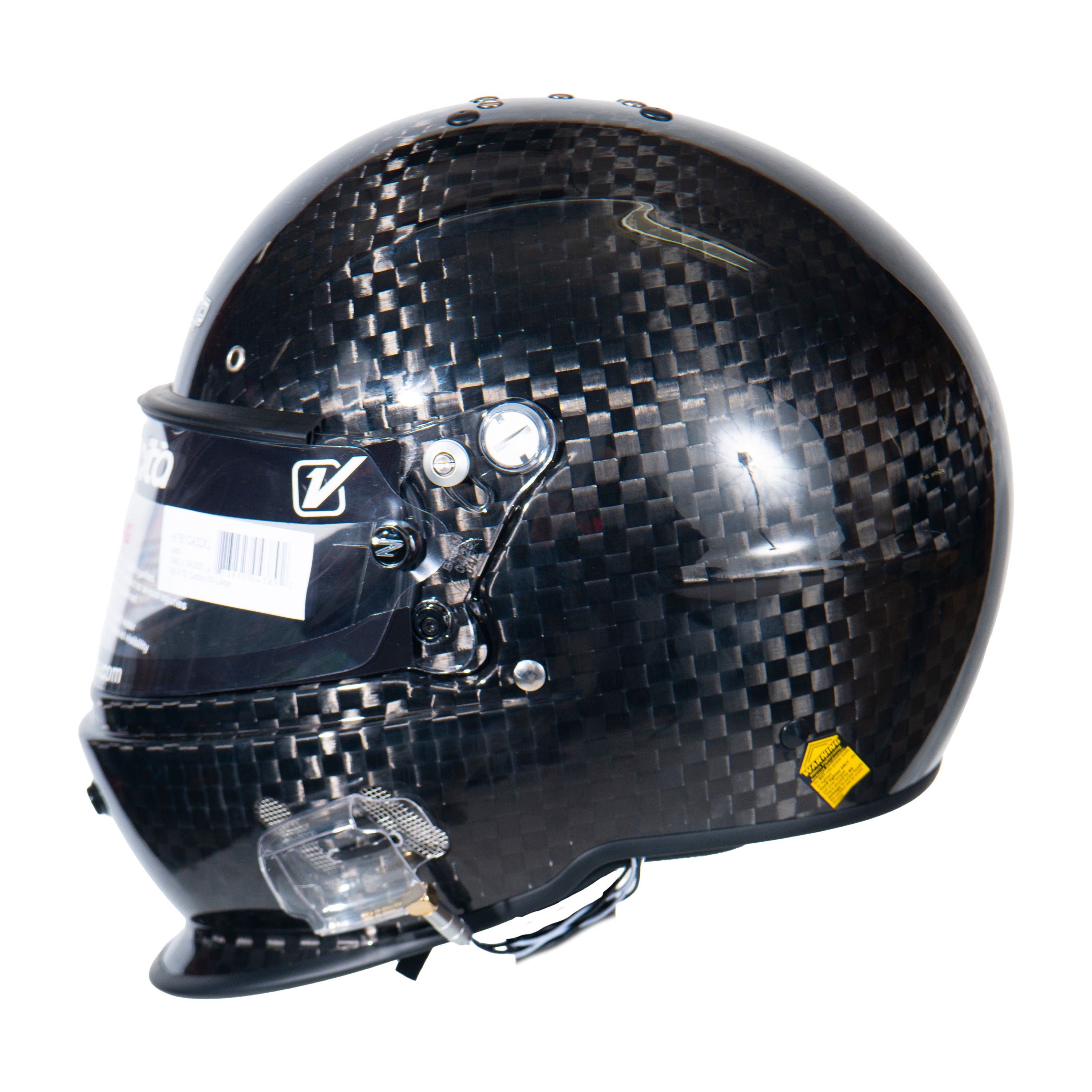 RZ-67 Pro Series-Carbon Fiber-Gloss Black Helmet Small / Raceiver