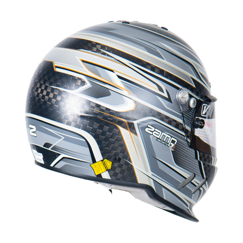 RZ-67 Pro Series-Carbon Fiber-Gray Graphic Helmet