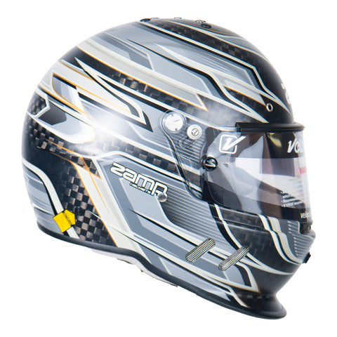 RZ-67 Pro Series-Carbon Fiber-Gray Graphic Helmet