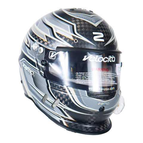 RZ-67 Pro Series-Carbon Fiber-Gray Graphic Helmet