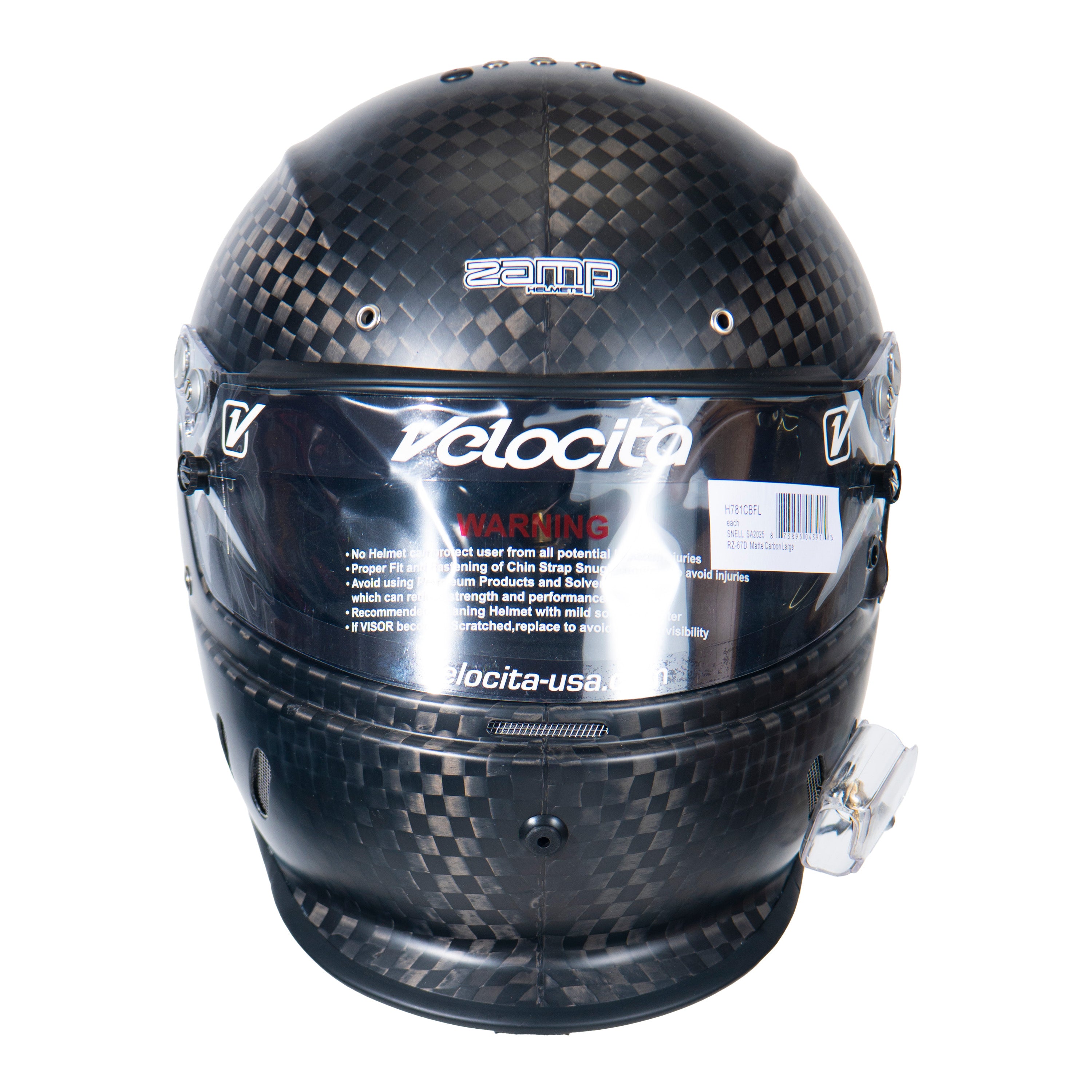 RZ-67 Pro Series-Carbon Fiber-Matte Black Helmet– Velocita-USA