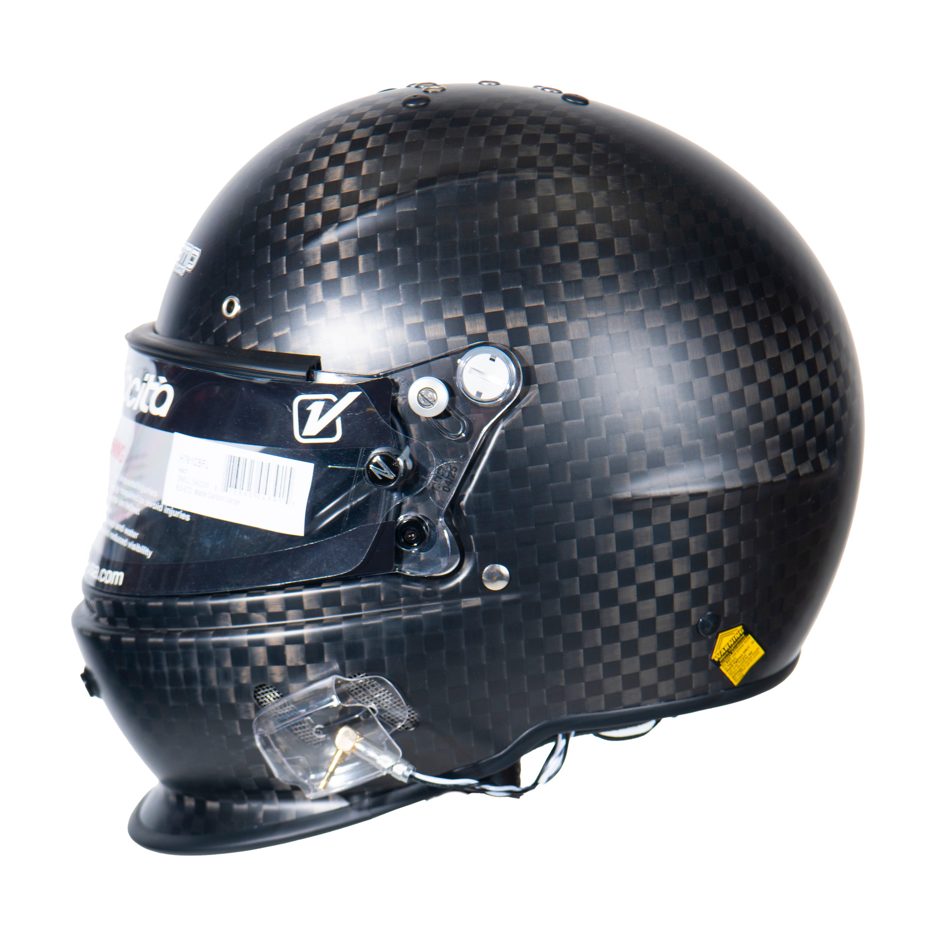 carbon fiber football helmet RZ-67 Pro Series-Carbon Fiber-Matte Black Helmet X Large / Raceiver