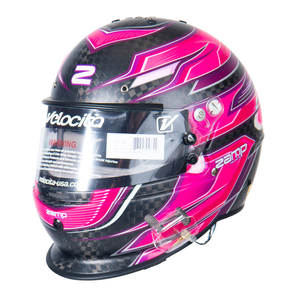 RZ-67 Pro Series-Carbon Fiber-Pink Graphic Helmet– Velocita-USA