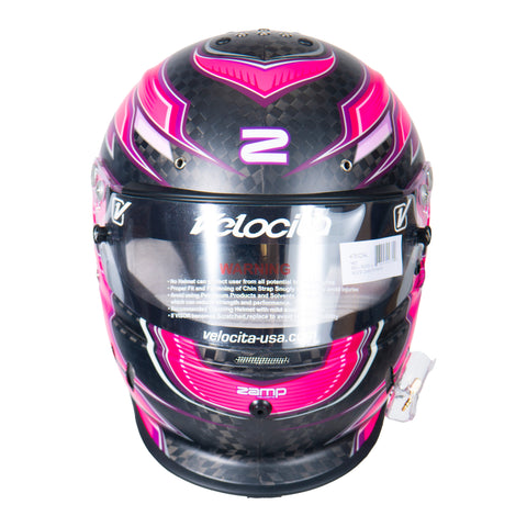 RZ-67 - Carbon Fiber - Pink Graphic Helmet