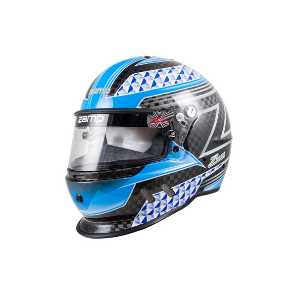 RZ-65 Helmet- Carbon Blue Graphic– Velocita-USA
