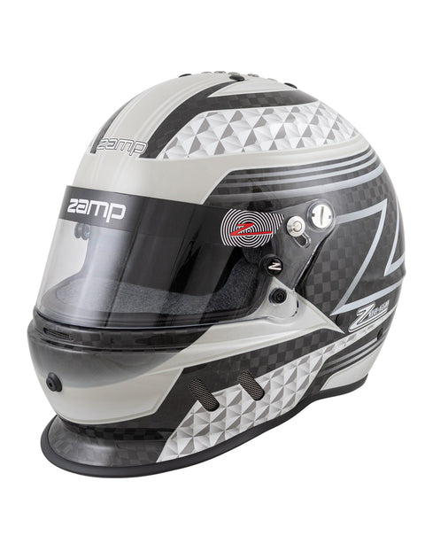 RZ-65D Helmet - Carbon Fiber Black/Gray Graphic
