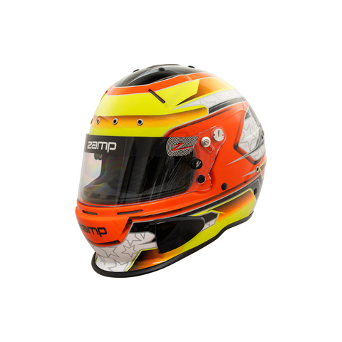 RZ-70 Helmet Graphic Orange/Yellow
