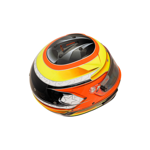 RZ-70 Helmet Graphic Orange/Yellow